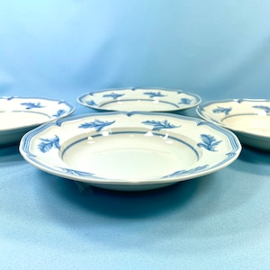 Rim Soup Bowls, Villeroy & Boch Casa Azul Vivo, set of 4, replacements, gift