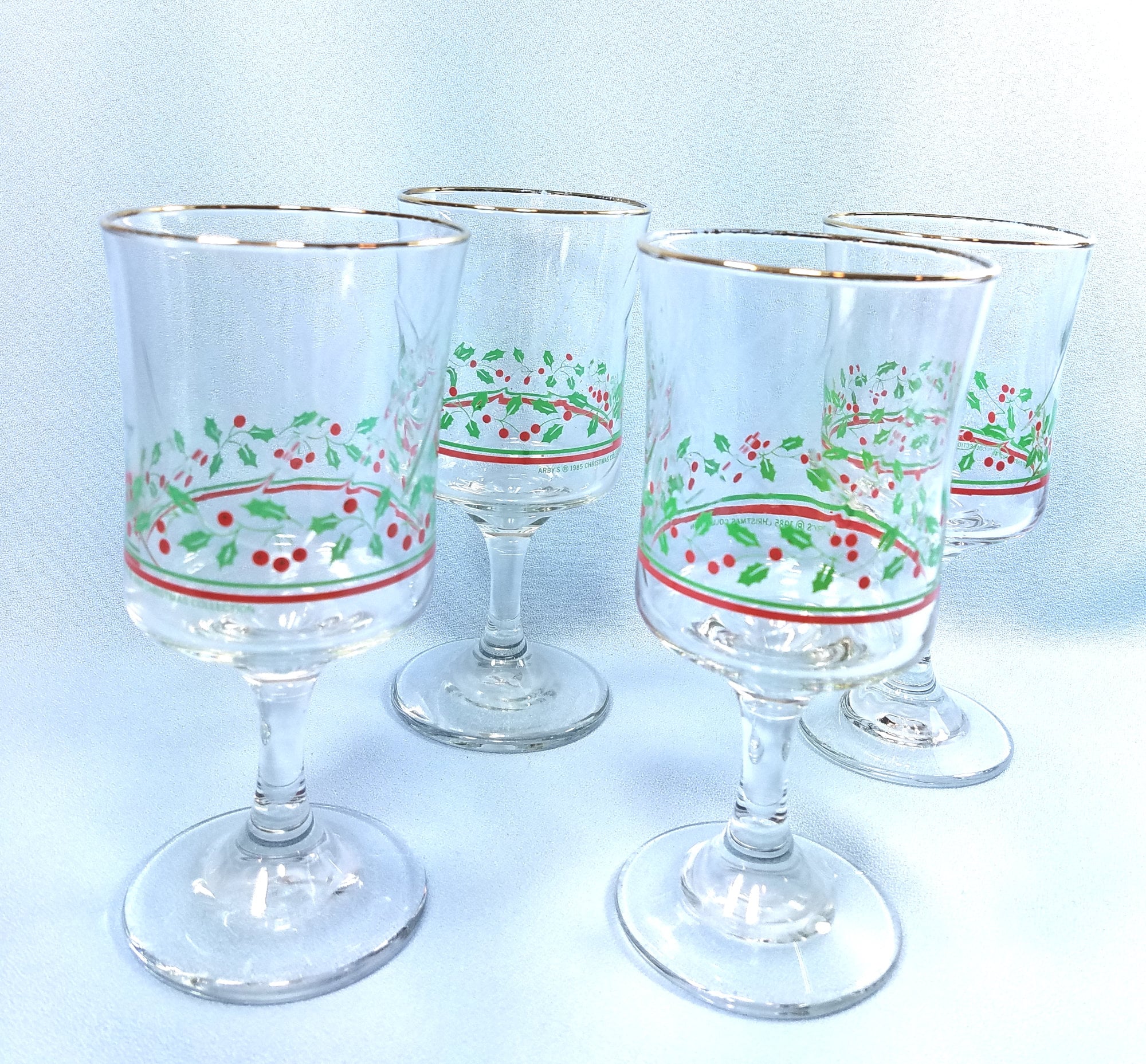 Arbys Christmas Glasses for sale Only 4 left at 65