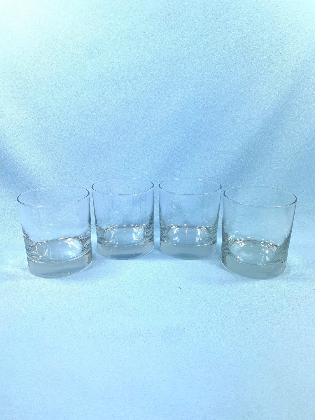 Drinking Glasses Clear Glass Double Old Fashioned Juice Etsy