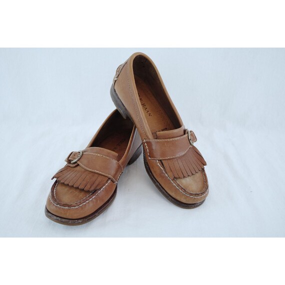 VTG Cole Haan Country Buckle Loafers Sz 