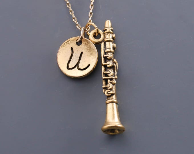 Necklace, Charm, Antique Gold Necklace, Personalized