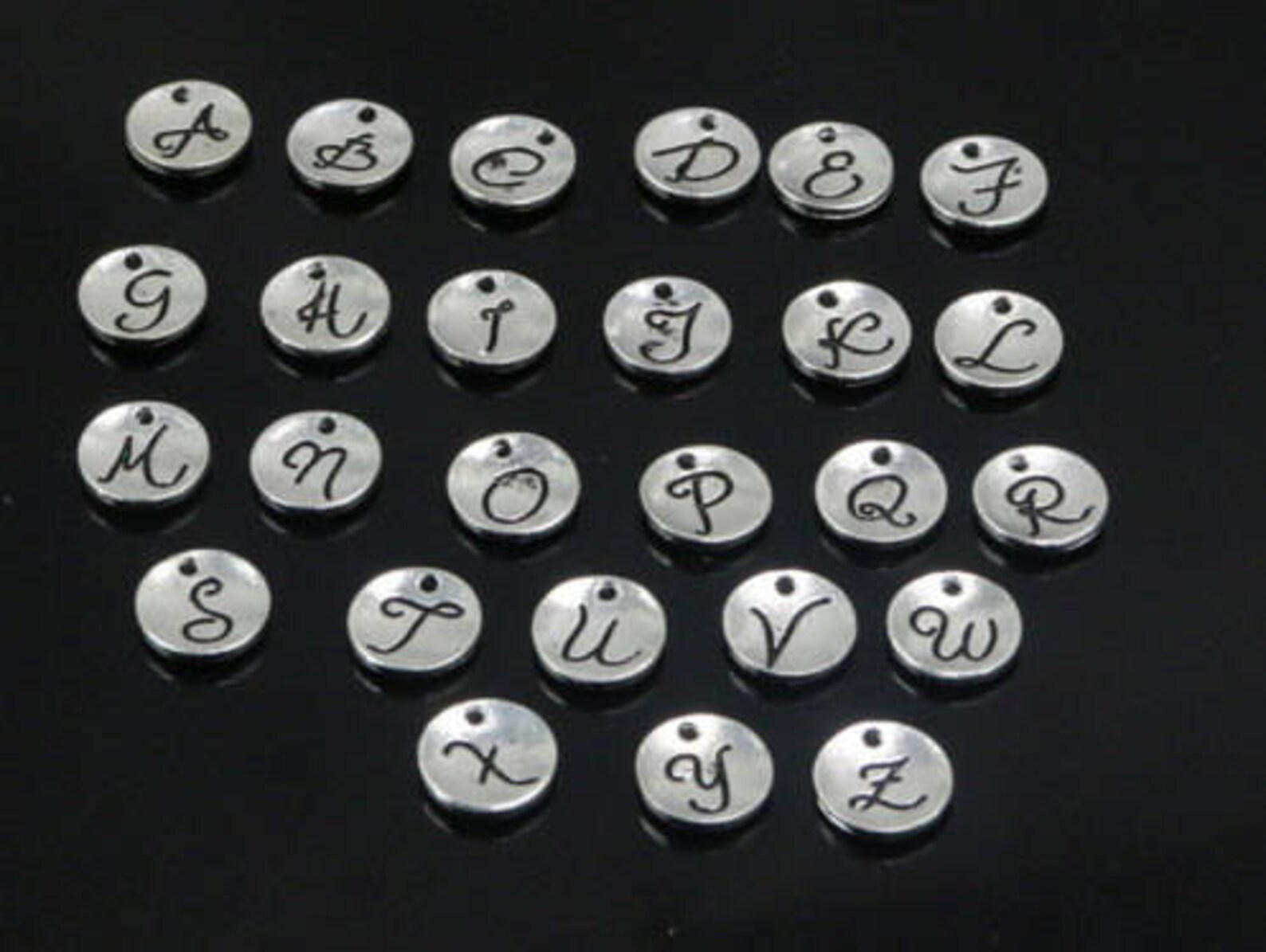 Necklace Charm Antique Gold Necklace Etsy