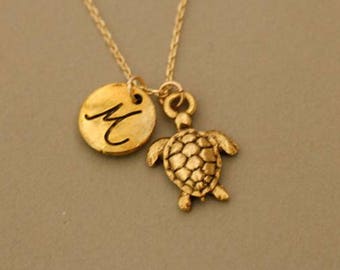 Beautiful Turtle necklace , beach wedding, turtle jewelry, sea turtle necklace, turtle pendant, sea turtle jewelry,