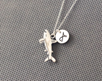 Shark Necklace. Personalized Jewelry. charm initial jewelry. gift for friend sister mom her No8