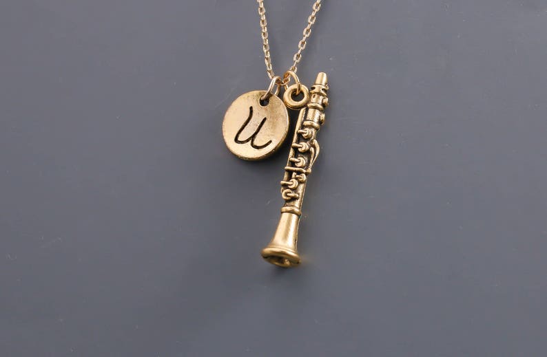 Necklace Charm Antique Gold Necklace Etsy