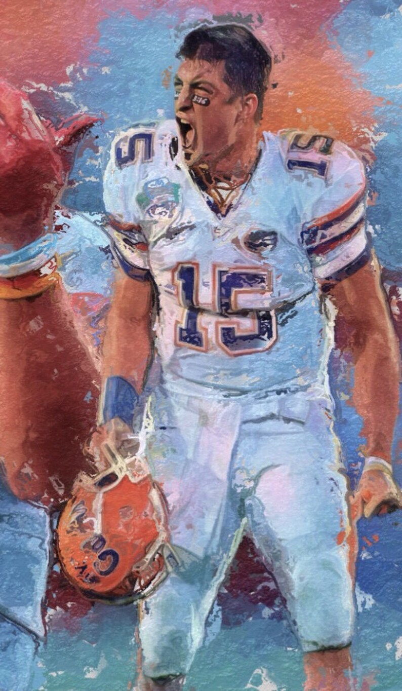 vinyl banner Huge 43x27 TIM TEBOW Poster florida gators ART New york Mets football baseball ezekiel elliott peyton manning tom brady