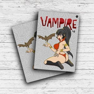 Vampire Token - Custom Altered Fantasy Board Game Collectible - Perfect for Commander