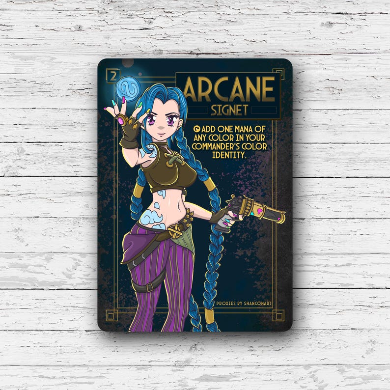 Arcane Inspired Arcane Signet Art Print Non Foil - Etsy