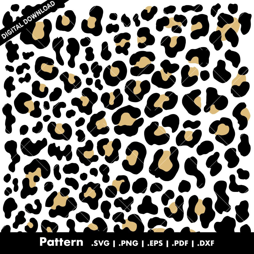 Bold Cheetah Print Svg