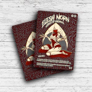 Elesh Norn Pin Up Proxy Card: Custom Board Game Art