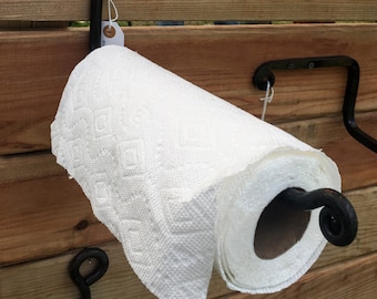 Wall Hand Forged Paper Towel Holder