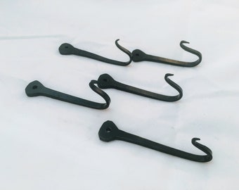 Pack of 5 Horse Shoe Nail Hooks