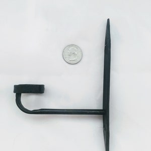 Hand Forged Wall Mount Candle Holder image 2