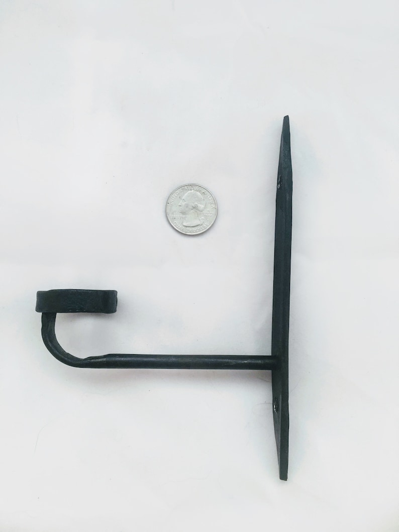 Hand Forged Wall Mount Candle Holder image 2