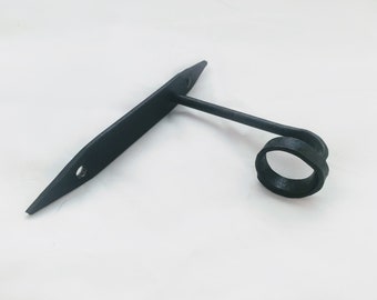 Portavelas de montaje en pared forjado a mano