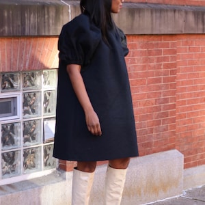 Oversized Puffy Sleeve Dress PDF sewing pattern image 2