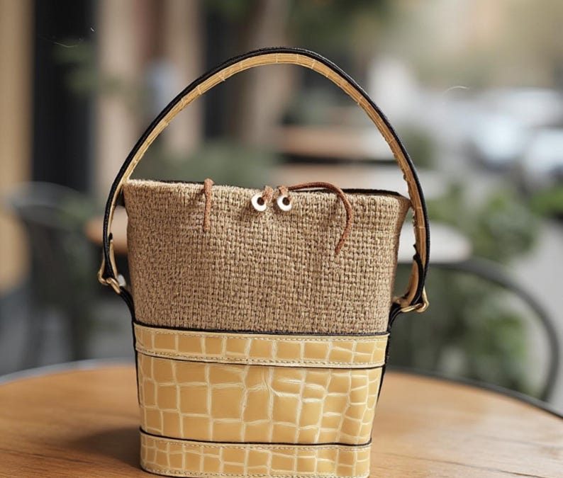 Mini Bucket Bag Sewing Pattern With Step by Step Video Tutorial - Etsy