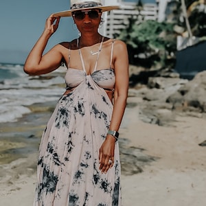 Cut-out maxi dress pdf sewing pattern- **Print at home version**