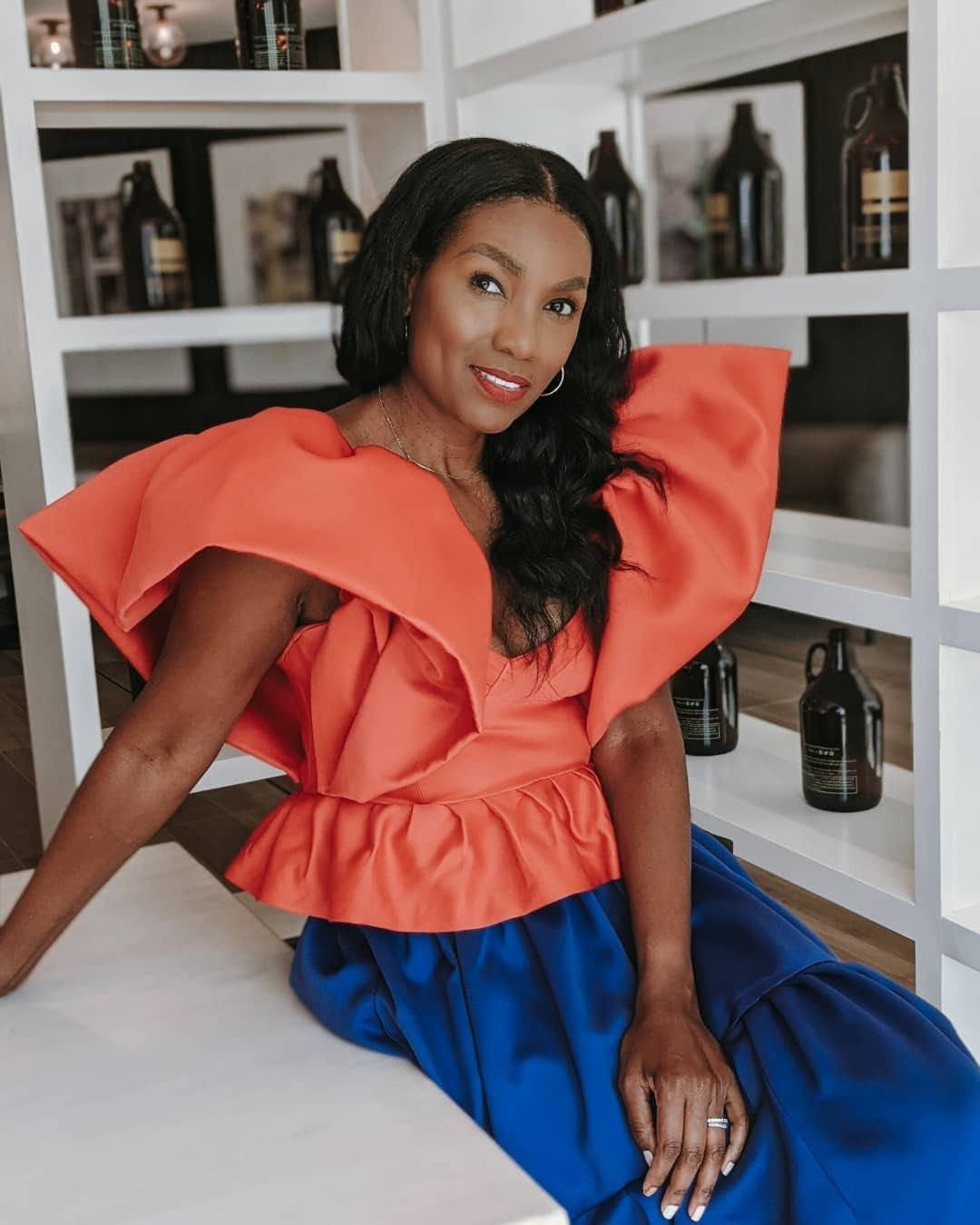 Exaggerated bustier top PDF sewing pattern- Print at home version