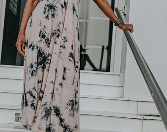 Cut-out maxi dress pdf sewing pattern- **Print shop version**