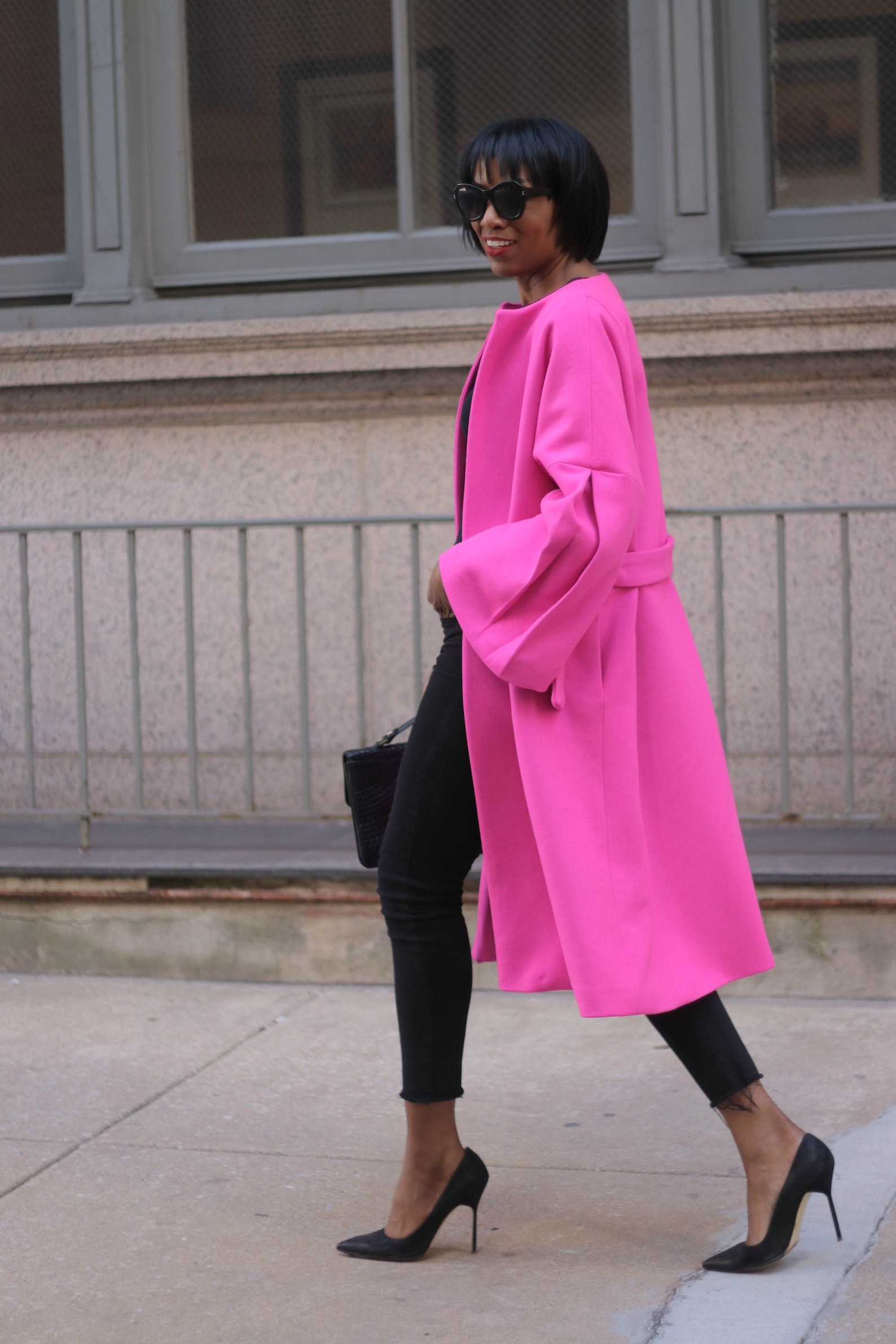 Pleated Sleeve Belted Coat PDF Sewing Pattern Etsy