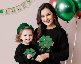 Clover- Chenille Patch- Adult & Kids- Crewneck|Hoodie