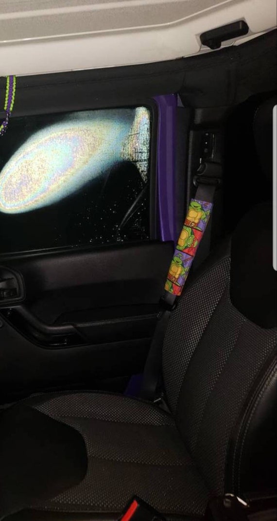 Tmnt Seat Belt Cover Teenage Mutant Ninja Turtle Car Strap Covers Padded Raphael Leonardo Donatello Michelangelo