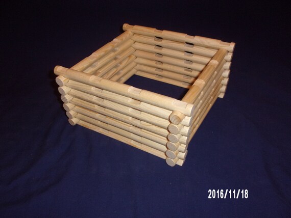 30 Piece 4 Notch Lincoln Logs Add On Set Handmade Etsy