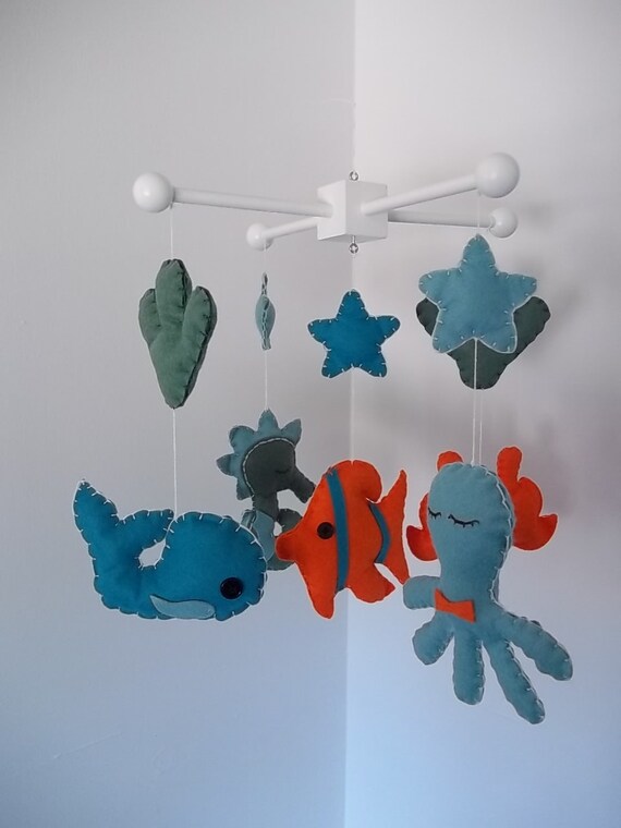 Download Items similar to Baby Mobile- Ocean Theme- Sea Animals ...