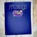 Embroidered School Folder. Plastic, 3 Prong, Pocket Folder With Name ...