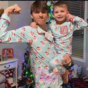 Kids Button Down Pajamas Etsy