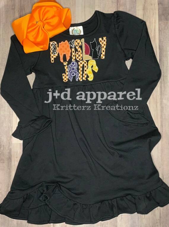 Halloween Ruffle Dress. Halloween Dress. Hocus Pocus. Girls Applique Dress. Name Dress. Monogrammed. Vintage Stitch. Custom. - Etsy Halloween Ruffle Dress. Halloween Dress. Hocus Pocus. Girls Applique Dress. Name Dress. Monogrammed. Vintage Stitch. Custom. - Etsy