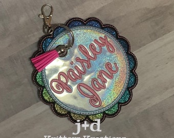 Backpack Name Tag. Backpack Keychain. Backpack tag. Name Tag. Personalized Backpack Tag. Back to School.