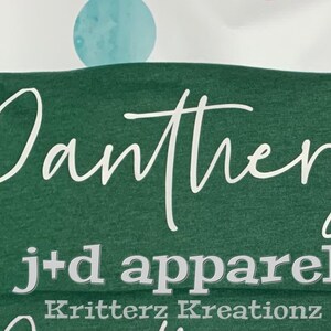 Panthers Spirit Shirt. Panthers Football shirt. Panthers Green shirt. Dad shirt. Casual shirt. Graphic Tee.