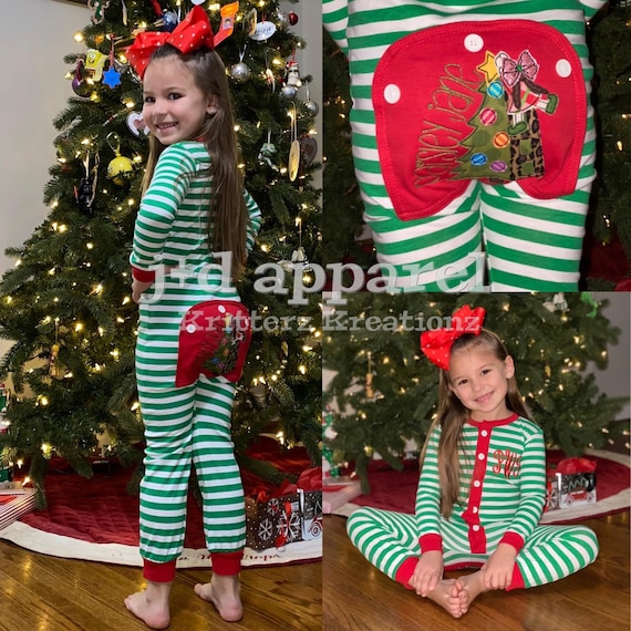 Drop seat christmas pajamas hotsell