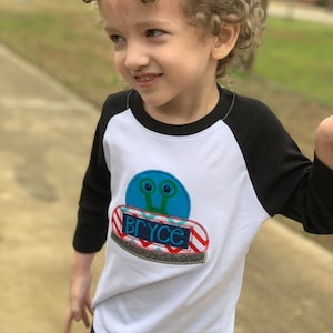 Kids Alien UFO Shirt. Boys Alien Shirt. Girls Alien Shirt. Custom Embroidered UFO Shirt. Kids Shirt. Alien Shirt. Personalized. Custom