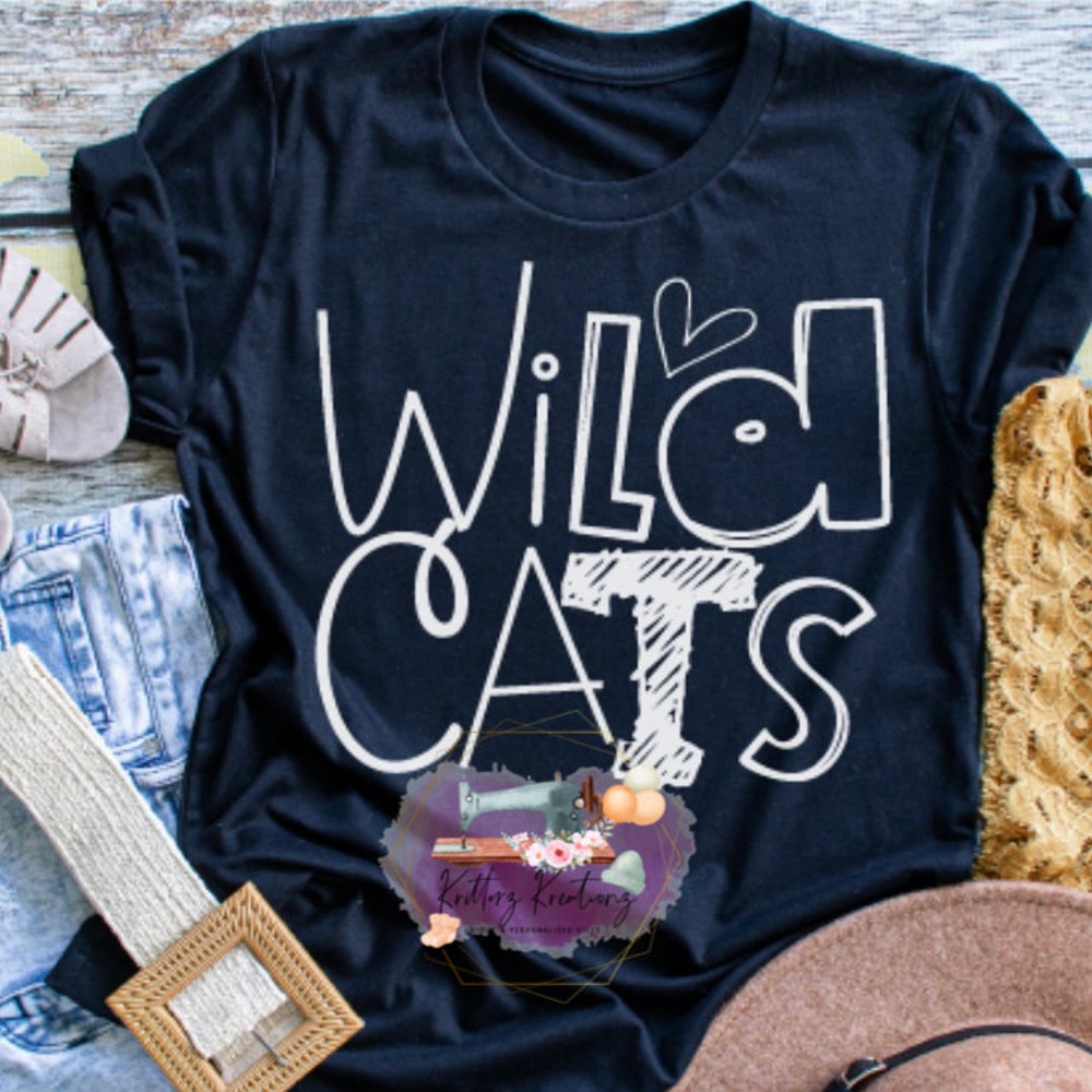 Wildcats Spiritwear Shirt. Wildcats Shirt. Teacher Shirt. Student Shirt. Teen Shirt. Adult Shirt. Novastyletees