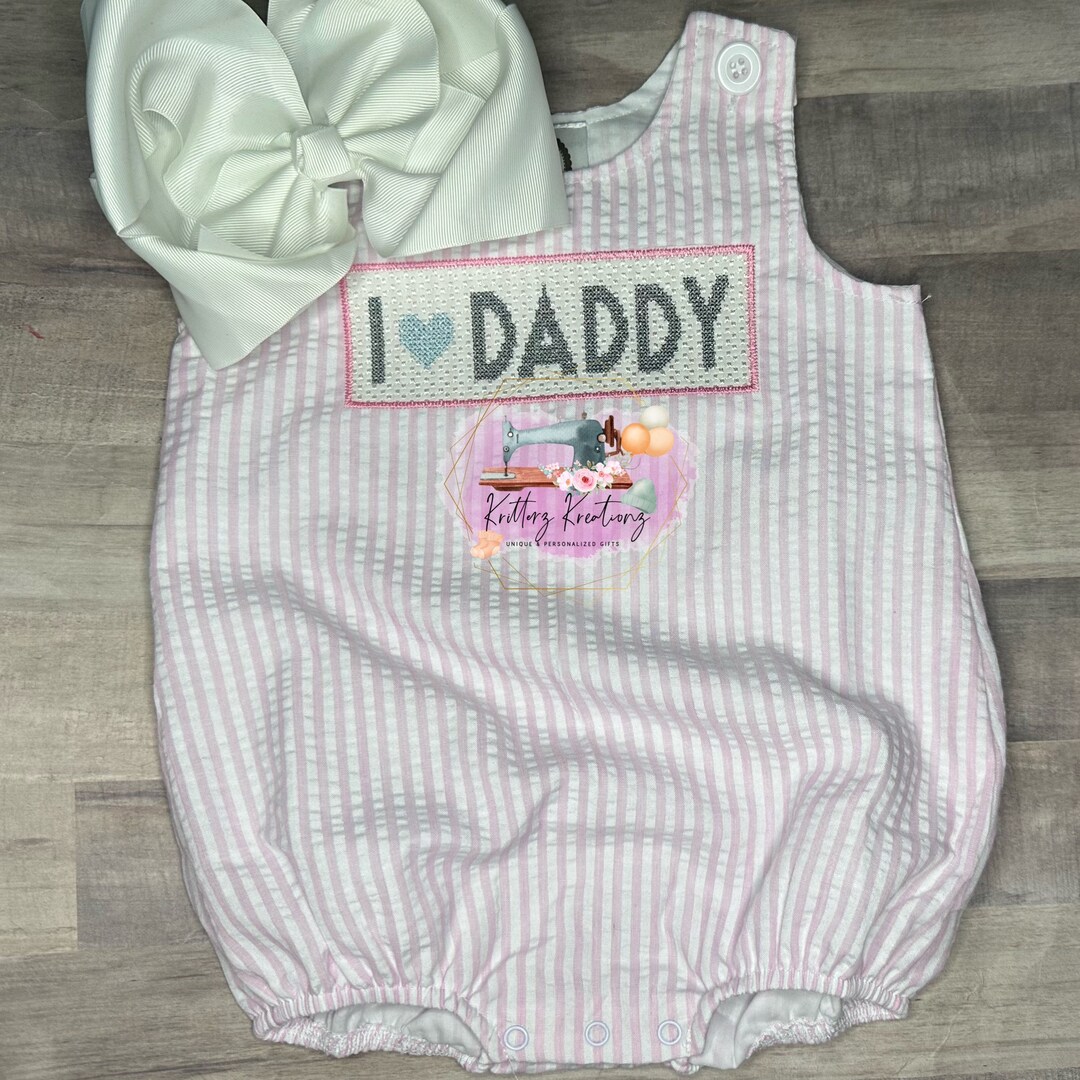 I Love Papa Printed Style  Romper For Boys And Girls.