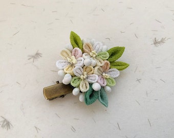 Kanzashi flower hair clip corsage brooch CBC2004