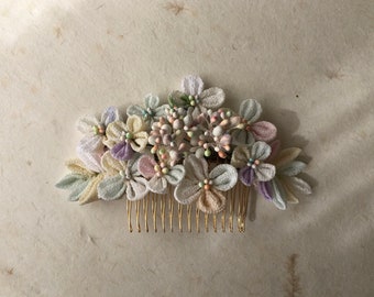 Wedding Tsumami kanzashi comb TKCC2107