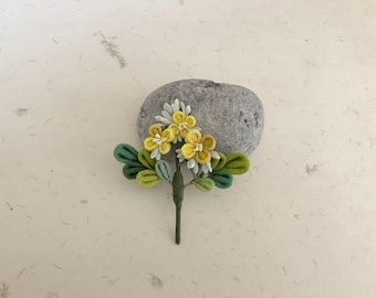 Rape blossoms brooch pin TKBC2002