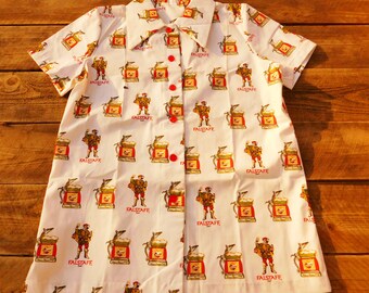 beer button down shirt