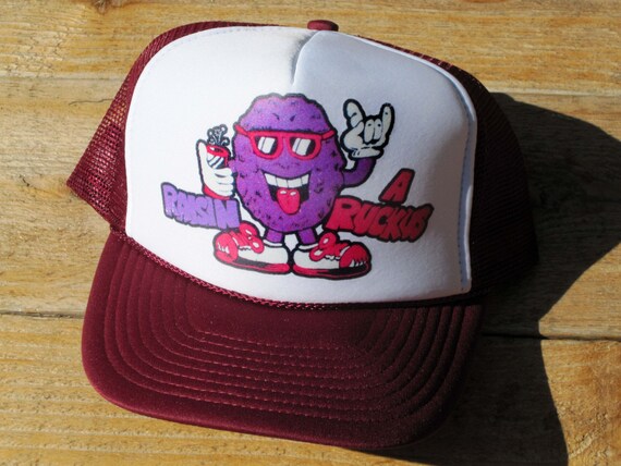 Vintage Raisin a Ruckus California Raisin Mesh Sna
