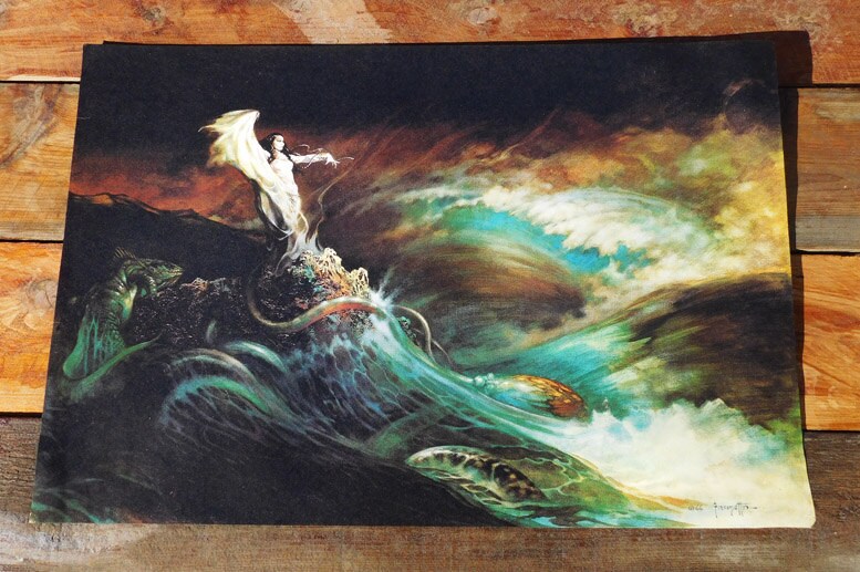 Vintage Original 70s Frank Frazetta the Sea Witch Mermaid Wolfmother Poster  - Etsy Canada