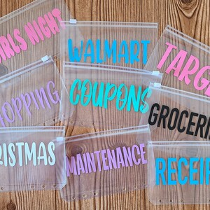 A6 Binder Envelopes: Budget & Coupon Organization