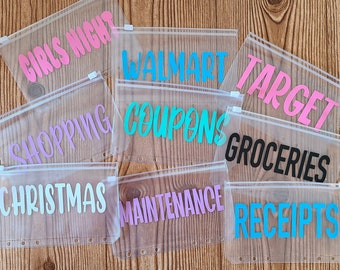 A6 Binder Envelopes: Budget & Coupon Organization