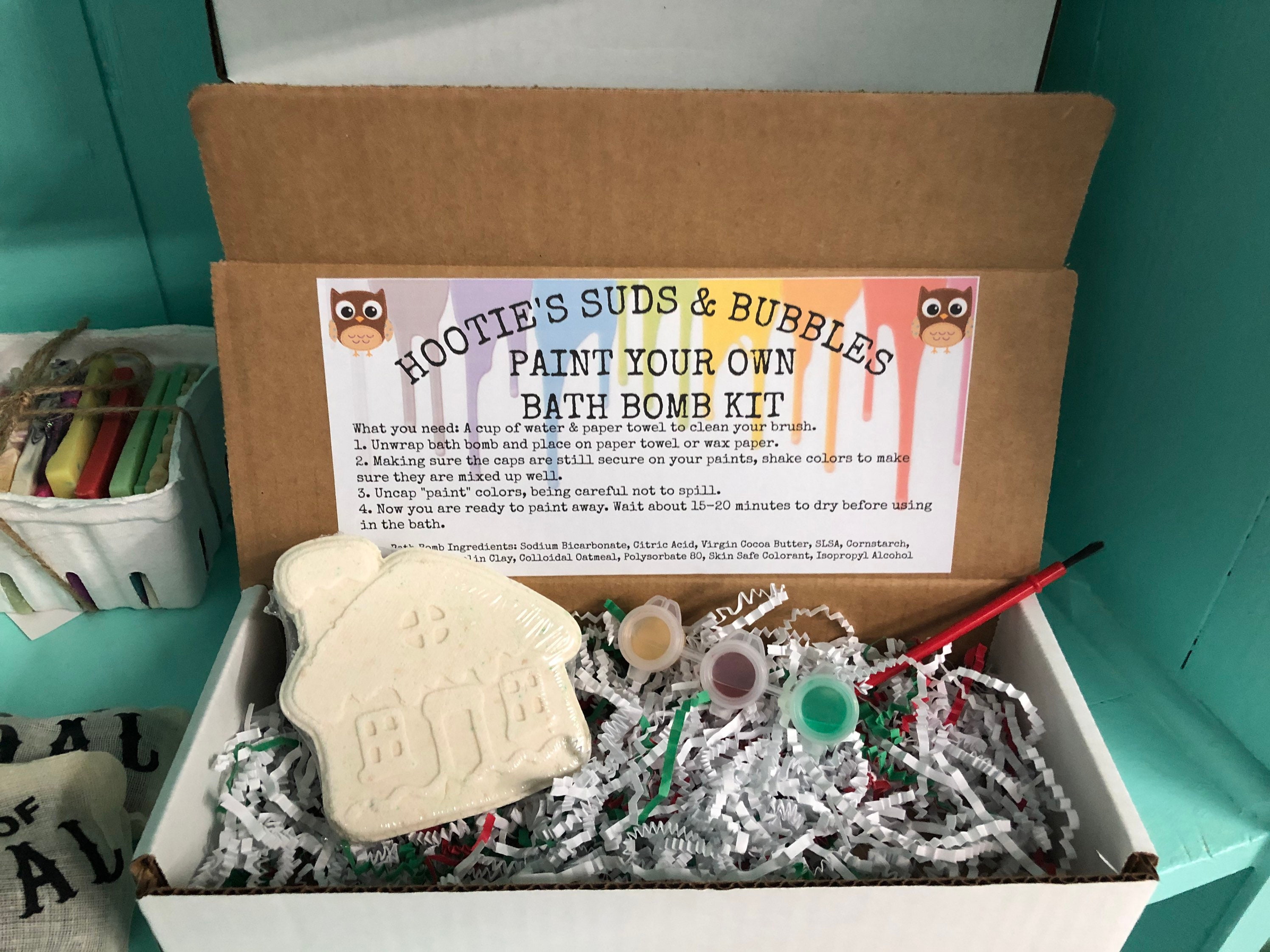 DIY Paint Your Own Bath Bomb Etsy