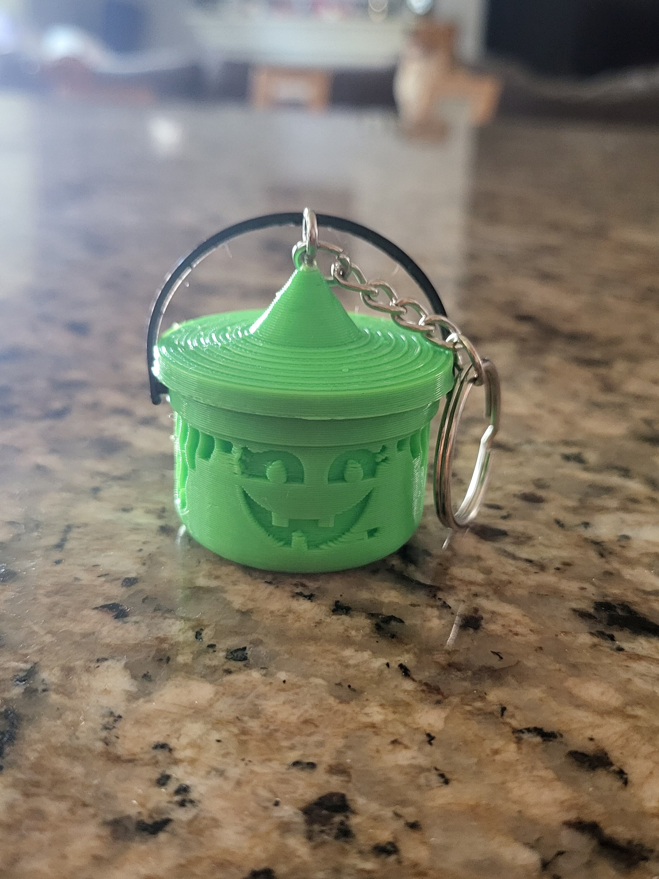 3D Printed 90's Mcdonalds Halloween Bucket Keychain Witch - Etsy