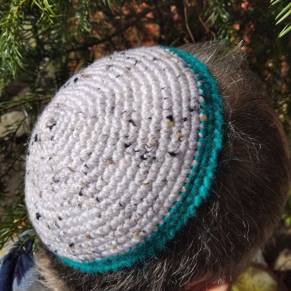 Herren häkeln Kippah Kippot Kippa jüdischen Skullcap Yarmulke Frik Kopfbedeckung yamaka yarmulka Papa Geschenk Freund Geschenk Hochzeit Bar Mitzwa