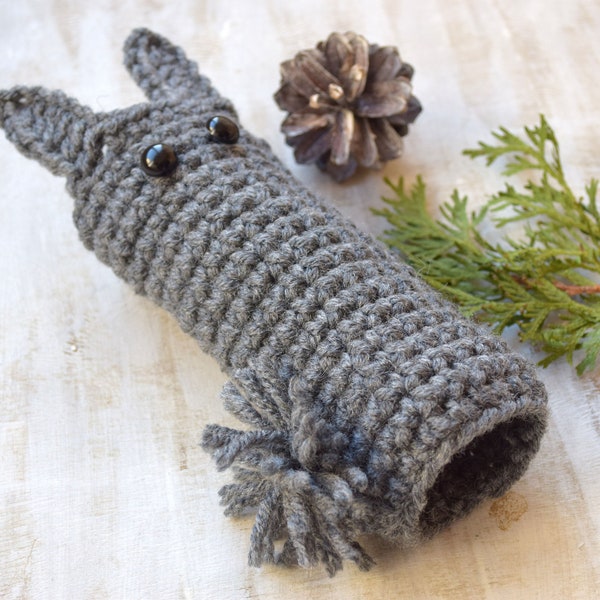 Bunny Willy Warmer Penis Socks Penis Puppet Cozy Chunky Willie Warmer Knit Crochet Open Tip Open Balls Cock Sleeve Penis Sock Sexy Toys Gift